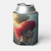 Rot und Blonde Dosenkühler (Kanne Rückseite)