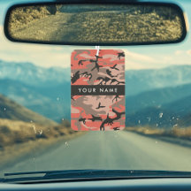 Rot und braun Camouflage Ihr Name Persönlich gesta