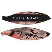 Rot und braun Camouflage Ihr Name Persönlich gesta Basketball (Panele)