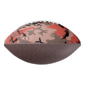 Rot und braun Camouflage Ihr Name Persönlich gesta Football (Gedreht 90)