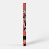 Rot und braun Camouflage Ihr Name Persönlich gesta Samsung Galaxy Hülle (Rechte Seite)