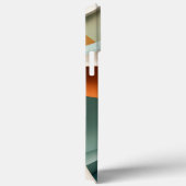 Rot und braun, rund Case-Mate iPhone hülle (Rückseite / Rechts)