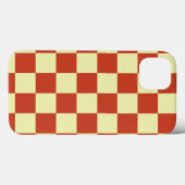 Rot und Creme kariert Case-Mate iPhone Hülle (Rückseite (Horizontal))