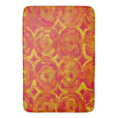 Rot und Gelb Badematte (Vorderseite Vertikal)