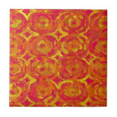 Rot und Gelb Fliese (Vorderseite)