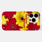 Rot und Gelb Gerber Daisy Fotograf Case-Mate iPhone Hülle (Rückseite (Horizontal))