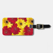 Rot und Gelb Gerber Daisy Fotograf Gepäckanhänger (Vorderseite horizontal)