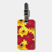 Rot und Gelb Gerber Daisy Fotograf Gepäckanhänger (Vorderseite vertikal)