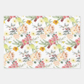 Rot und Gelb Geschenkpapier Set (Vorderseite 3)