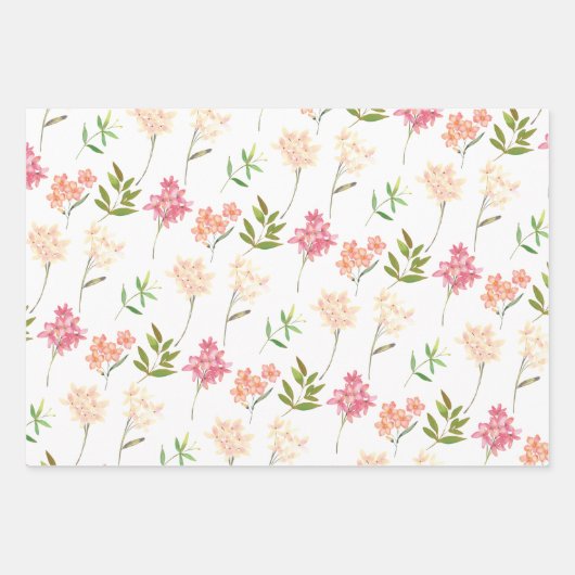 Rot und Gelb Geschenkpapier Set (Vorderseite 2)