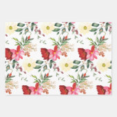 Rot und Gelb Geschenkpapier Set (Vorderseite)