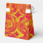 Rot und Gelb Geschenkschachtel (Rückseite)