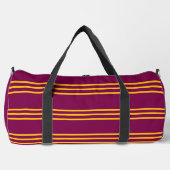 Rot und Gelb Groß Duffle Bag (Vorderseite)