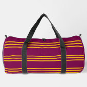 Rot und Gelb Groß Duffle Bag (Rückseite)