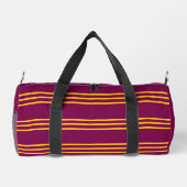Rot und Gelb Klein Duffle Bag (Rückseite)