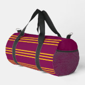 Rot und Gelb Klein Duffle Bag (Rechte Ecke)