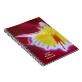 Rot und Gelb Orchid Notizblock (Rechte Seite)
