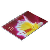 Rot und Gelb Orchid Notizblock (Linke Seite)
