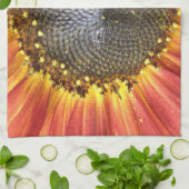 Rot und Gelb Sonnenblumen Küchentücher (Gefaltet)