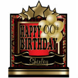 Rot und Gold Abstrakt Happy 00. Geburtstag Freistehende Fotoskulptur<br><div class="desc">Table Topper Cutout. ⭐ Dieses Produkt ist zu 100% benutzerdefinierbar. Grafik und / oder Text kann hinzugefügt, gelöscht, verschoben, verändert, verändert werden, rotiert, etc... 99% meiner Designs in meinem Geschäft sind in Schichten gemacht. Damit können Sie die Größe und den Text der Grafik und des Textes so anpassen, dass sie...</div>