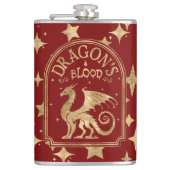 Rot und Gold des Drachen Flachmann (Vorderseite)