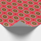 Rot und Gold Geschenkpapier (Ecke)