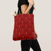 Rot- und Gold-Jugendstil-Muster Tasche (Von Nahem)