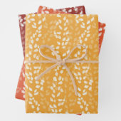 ROT UND GOLD MIT BLASPATTERN GESCHENKPAPIER SET (Beispiel)