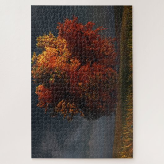 Rot und Gold Puzzle (Vertikal)