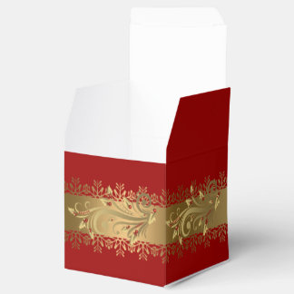 Rot und Gold Unternehmensgeschenke zur Feiertagsze Geschenkschachtel