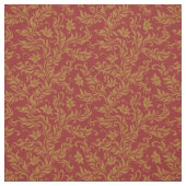 Rot und Goldblumenmuster Stoff (Muster)