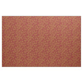 Rot und Goldblumenmuster Stoff (Fat Quarter (45,7 x 55,9 cm))