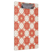 Rot und Goldblumenspitze-Muster Klemmbrett (Rechts)