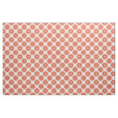 Rot und Goldblumenspitze-Muster Stoff (Fat Quarter (45,7 x 55,9 cm))