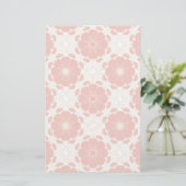 Rot- und Goldflur Briefpapier (Stehend Vorderseite)