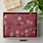 Rot und GoldGlitzern-Seidenpapier Seidenpapier (Geschenk)