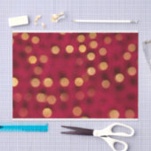 Rot und GoldGlitzern-Seidenpapier Seidenpapier (Handwerk)