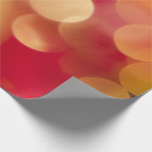 Rot und GoldGlitzern-Verpackungs-Papier Geschenkpapier (Ecke)