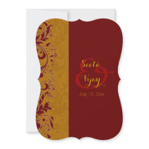 Rot und Goldhindische Hochzeit