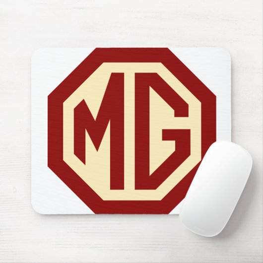 Rot und GoldMG-Logo Mousepad (Mit Mouse)