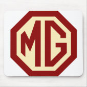 Rot und GoldMG-Logo Mousepad (Vorne)