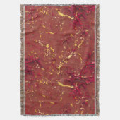 Rot- und Goldmuster Decke (Vorderseite Vertikal)