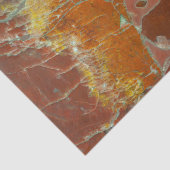 Rot und GoldPertrified Holz Seidenpapier (Ausschnitt)