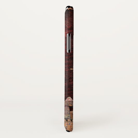 Rot und GoldSteampunk Gang Case-Mate iPhone Hülle (Hinten/Rechts)