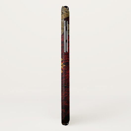 Rot und GoldSteampunk Gang Case-Mate iPhone Hülle (Hinten/Links)