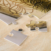 Rot und Goldweihnachtscracker Puzzle (Seite)