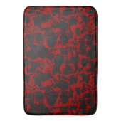 Rot und Grau Badematte (Vorderseite Vertikal)