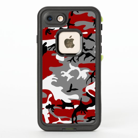 Rot und Grau Camouflage, Militär, Armee (Rückseite)