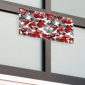 Rot und Grau Camouflage, Militär, Armee Banner (Äußeres Gebäude)