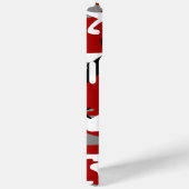 Rot und Grau Camouflage, Militär, Armee Case-Mate iPhone Hülle (Rückseite / Rechts)